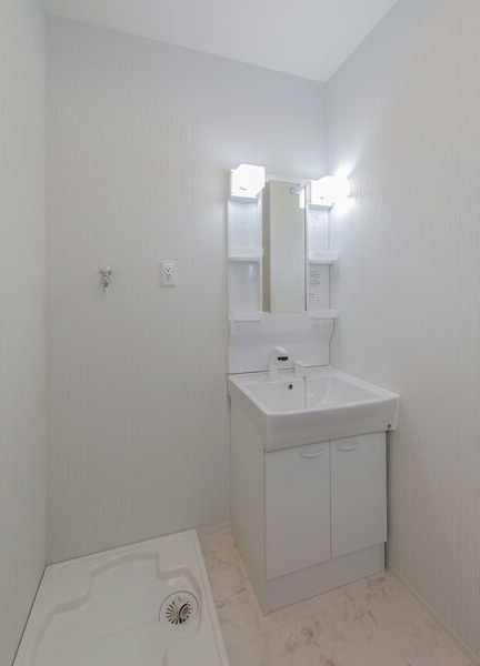 洗面設備　独立洗面化粧台付き