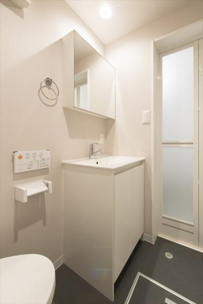 洗面設備　独立洗面台！