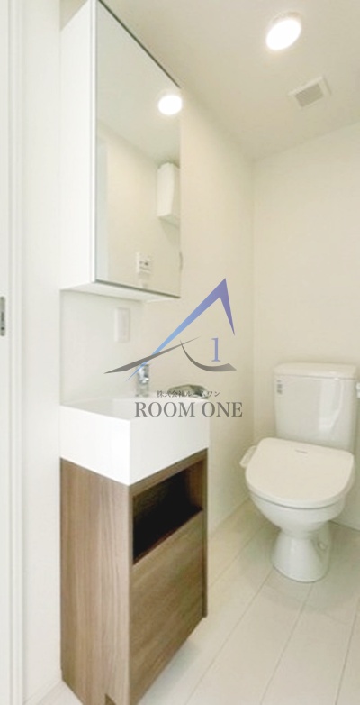 洗面設備　洗面台です。