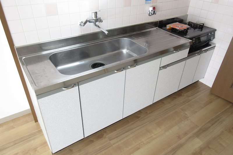 キッチン　2口コンロ設置出来ます。