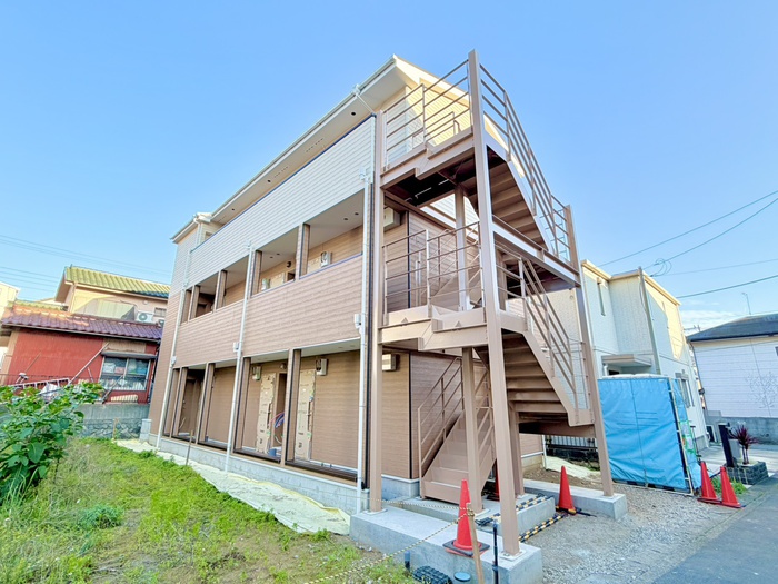 建物外観　建築中
