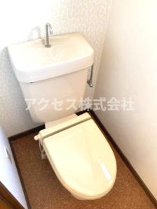 ＪＲ東海道本線 静岡駅 徒歩23分 2階建 築37年のトイレ写真