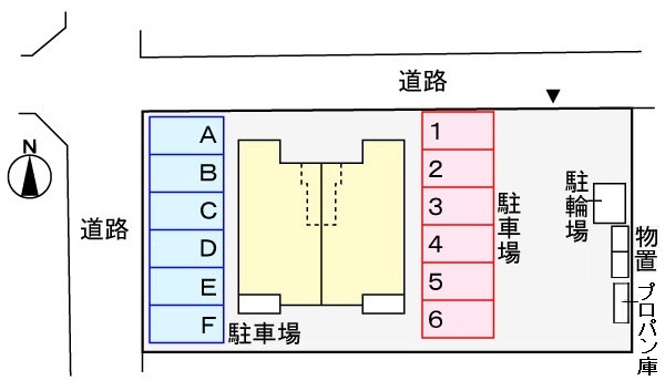 駐車場　駐車場配置図