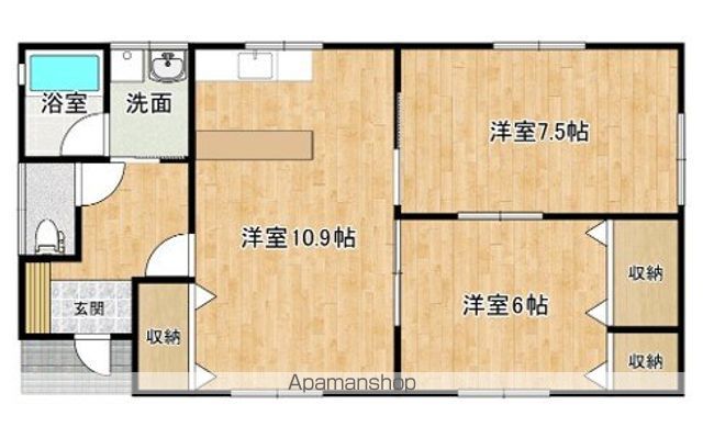 ＪＲ吉都線 日向庄内駅 徒歩31分 1階建 築29年の間取り写真