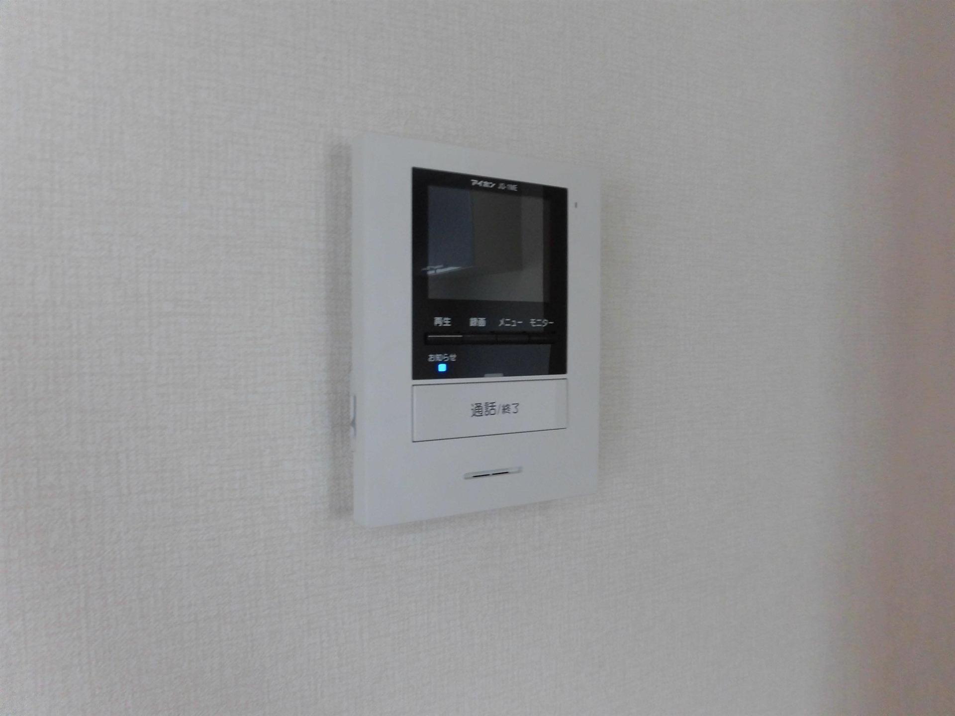 セキュリティ　来客者のお顔がわかる安心ＴＶ付モニターホン☆