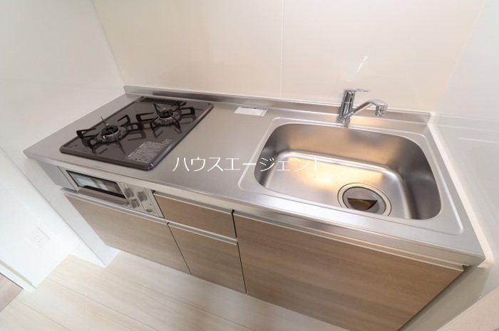 キッチン　2口ガスシステムキッチンです。
