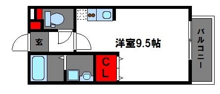 マイプレイス千早駅南の間取り写真