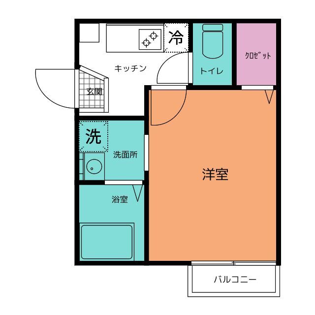 シャルマン指扇の間取り写真