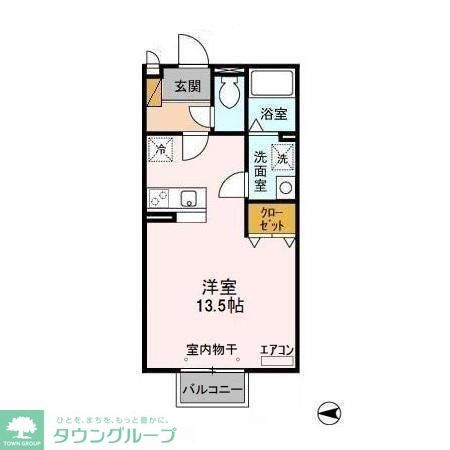 クレールセゾンの間取り写真