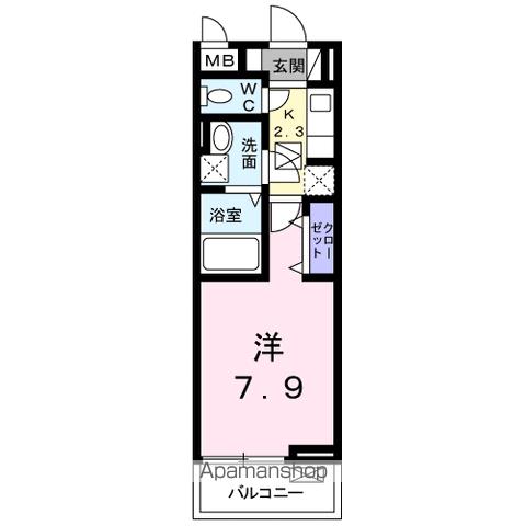 小田急小田原線 富水駅 徒歩3分 2階建 築11年の間取り写真
