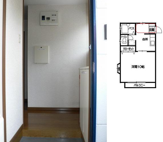 玄関　室内写真は別部屋です