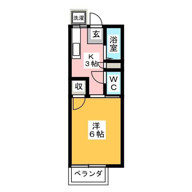 東京都練馬区石神井台７（アパート）の賃貸物件の間取り