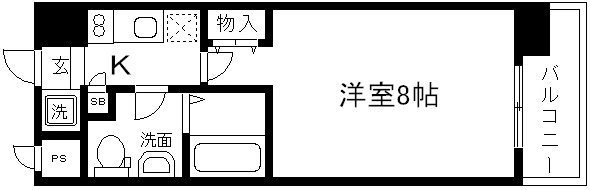 グランドパレス西院西館の間取り