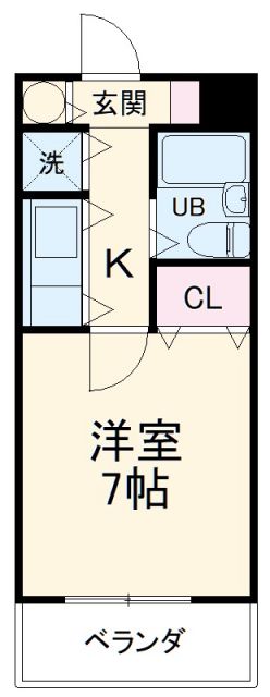 コンセール白子の間取り