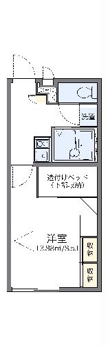 レオパレスグリーングラスの間取り