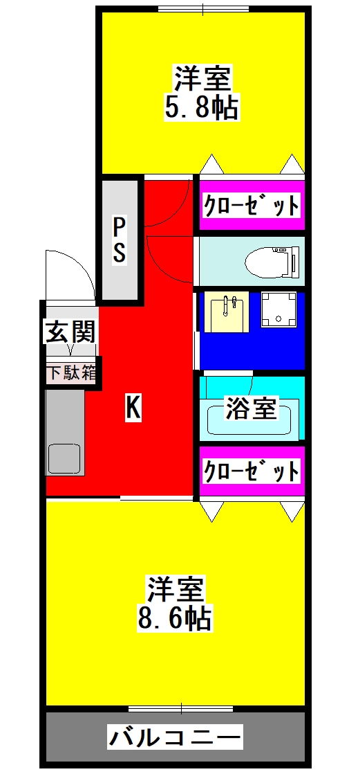 イーグル1の間取り