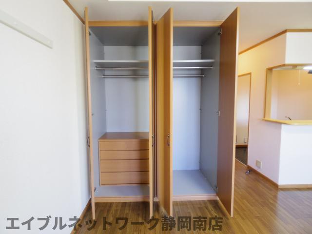 収納　大きなスペースがあり、収納には困りません