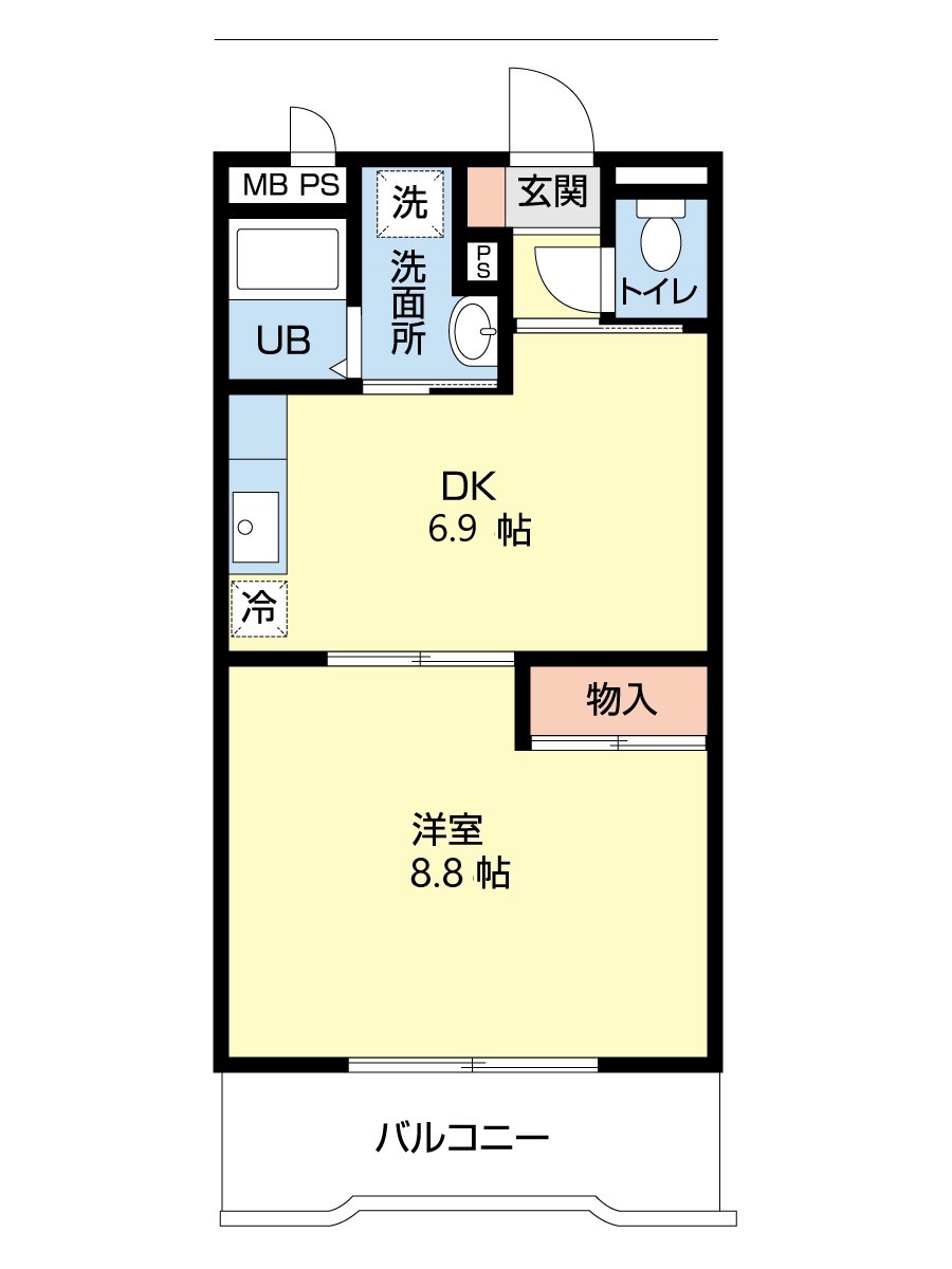 リヴェール小山の間取り