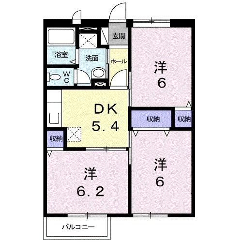 サニースポットＣの間取り