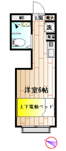 中野区大和町のマンションの間取り