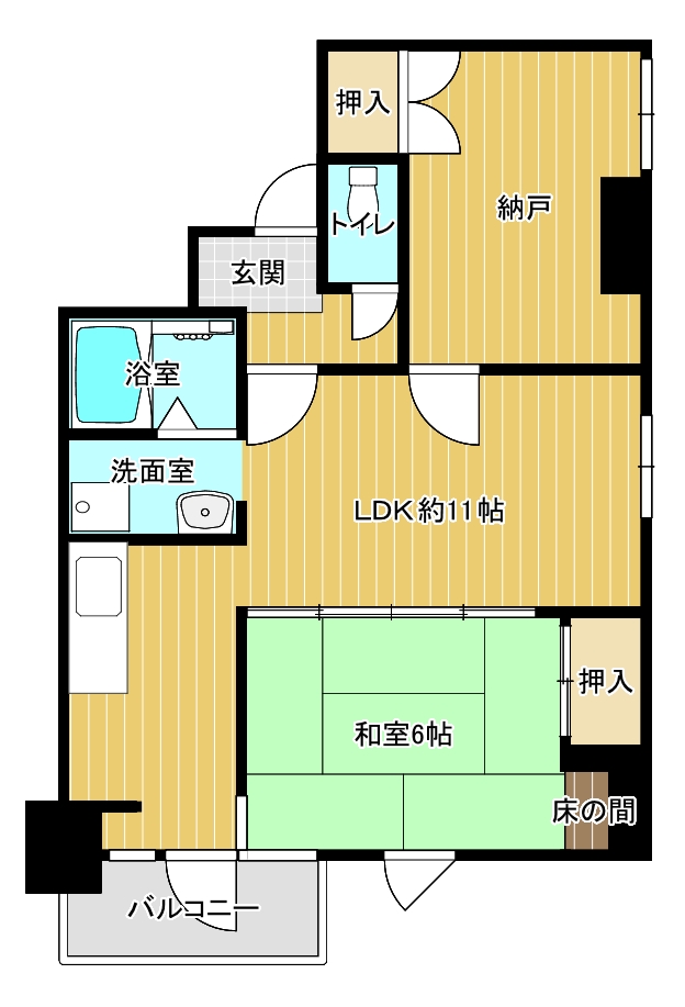 緑地ＭＩビルの間取り