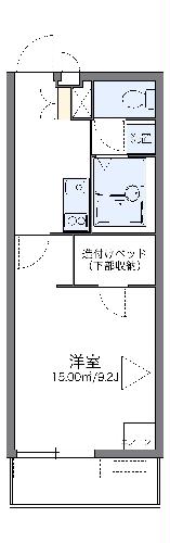 レオパレスＡｐｐｒｏａｃｈ２の間取り