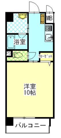 柳町Aマンションの間取り