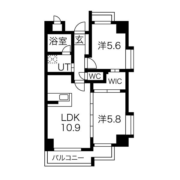 ヒルクレスト百道_間取り_0