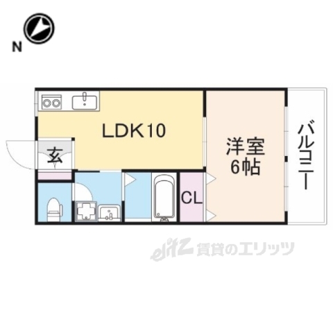 五條市須恵のマンションの間取り