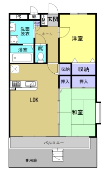 エンゼルシャトーIIの間取り