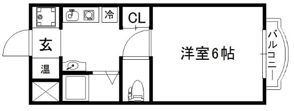 鞍馬口アイビーハウスの間取り