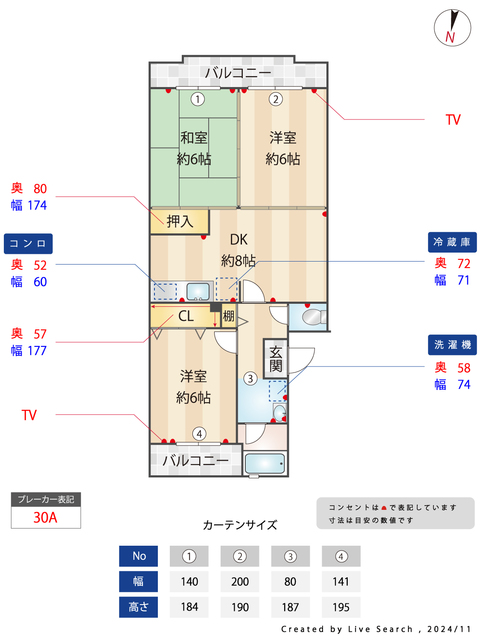 【サンハイム大宮の間取り】