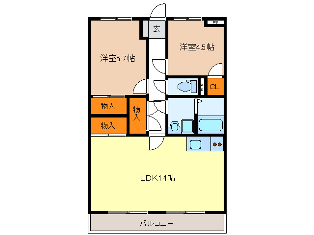 シャルムマスダIIIの間取り