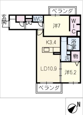 メゾン　スカラベの間取り