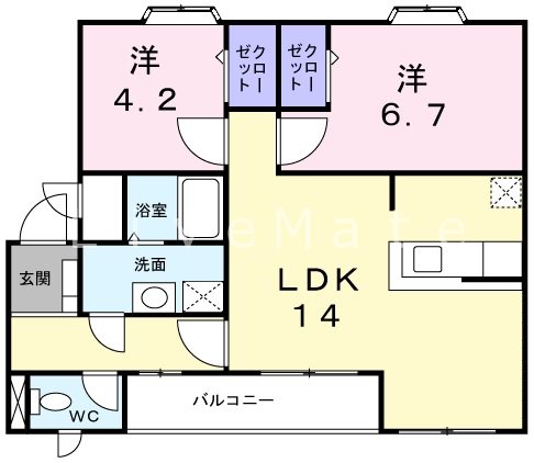 ヒルサイドテラスの間取り