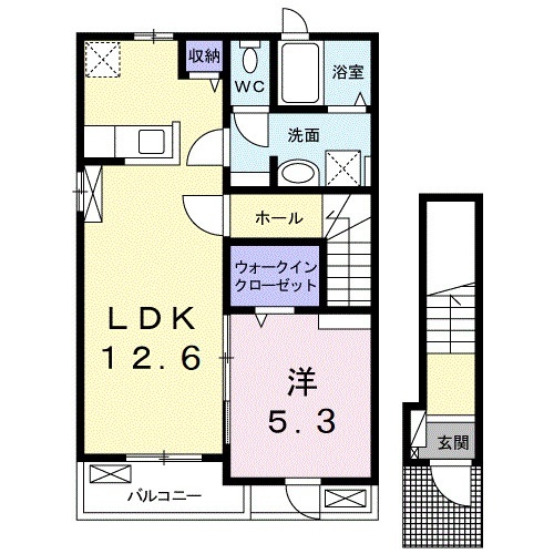 サンフラワーＢの間取り