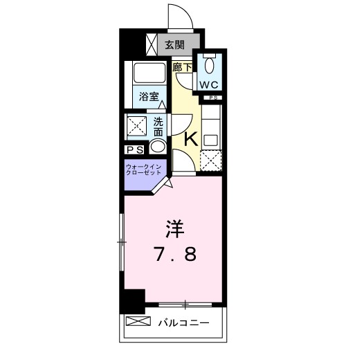 ルーベル中村の間取り