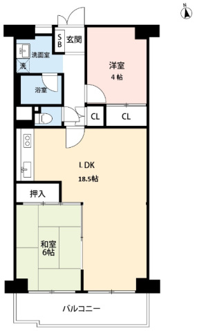 ヴェラハイツ葛西の間取り