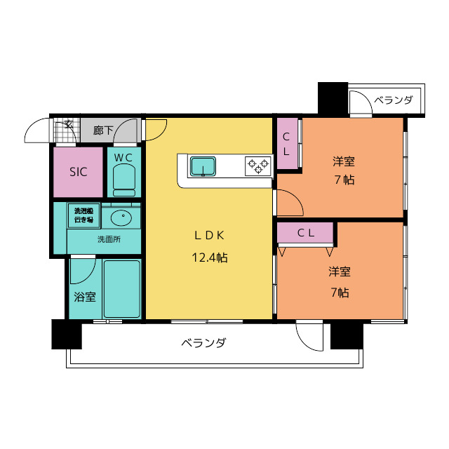 さくらＨｉｌｌｓ　ＮＩＳＨＩＫＩ　Ｐｌａｔｉｎｕｍ　Ｒｅｓｉｄｅｎｃｅの間取り