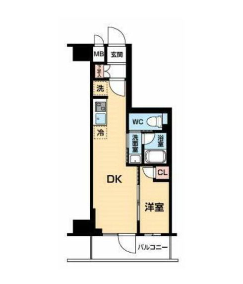 豊島区南大塚のマンションの間取り