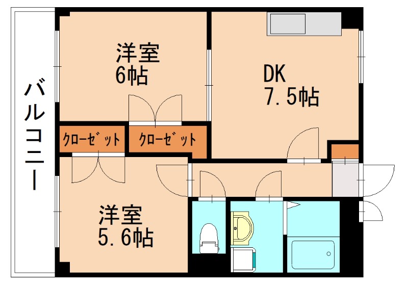 アンプルールフェールウィルの間取り