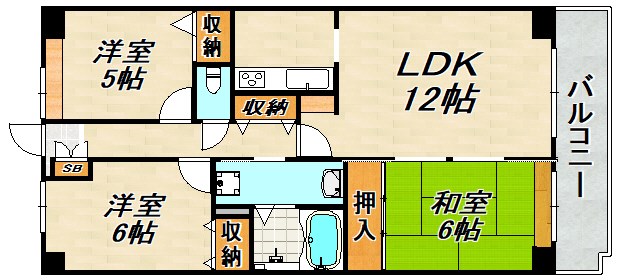 ブエナビスタ神戸ノースの間取り