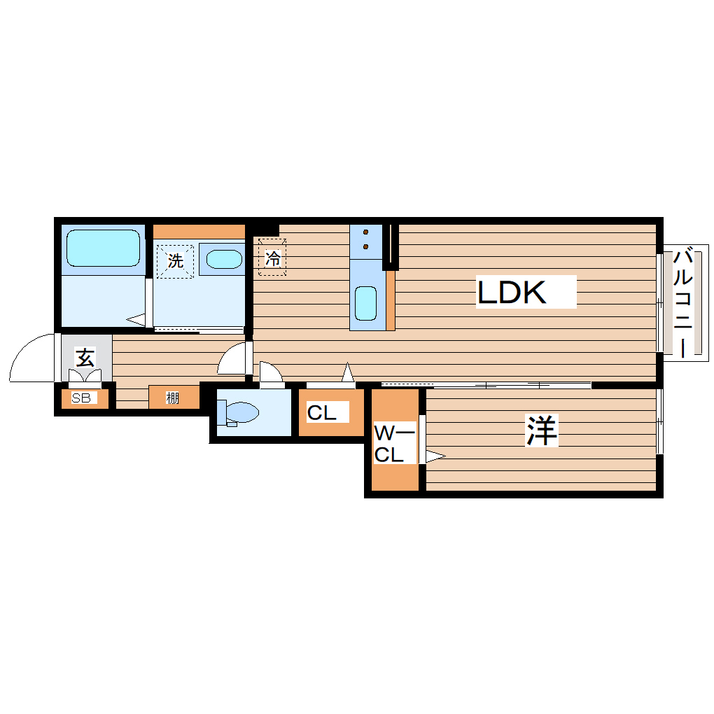 Bigplace鉄砲町の間取り