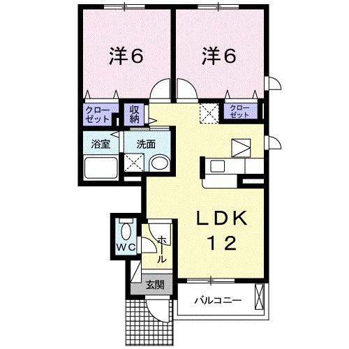 バロン　ドゥの間取り