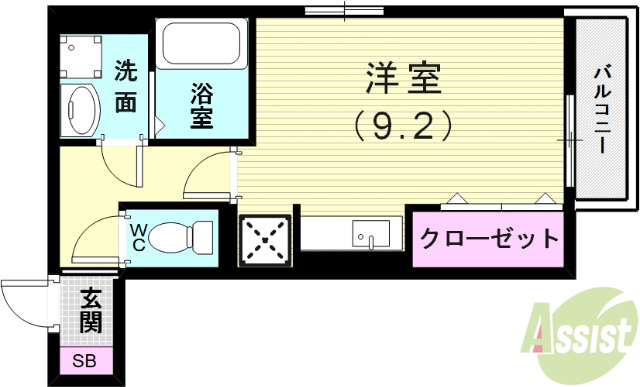 シャルマンヴィオラの間取り