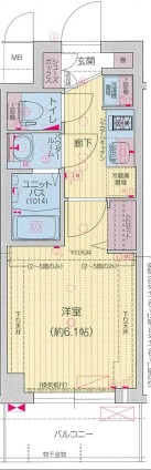 プレサンス東三国駅前グランクラスの間取り