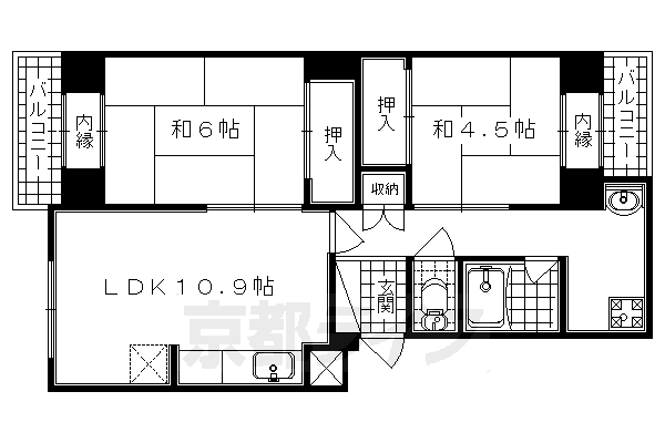 イネーブルパレスの間取り