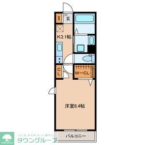 市川市平田のマンションの間取り