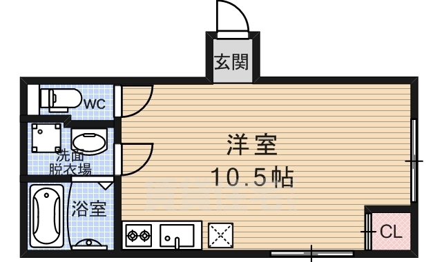 エムコート衣笠の間取り