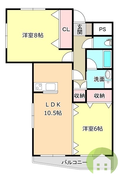 K’sガーデン住吉IIの間取り